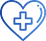 heart with a bandage on it icon